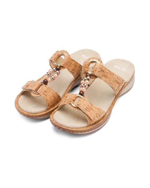 Wedges Ara en coloris Brown