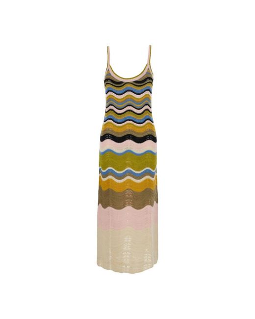Knitted Dresses LaDoubleJ de color Metallic