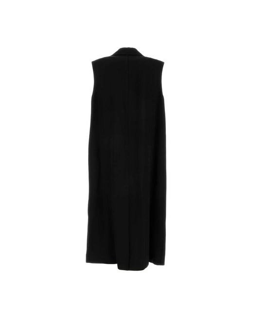 Jil Sander Black Waistcoats