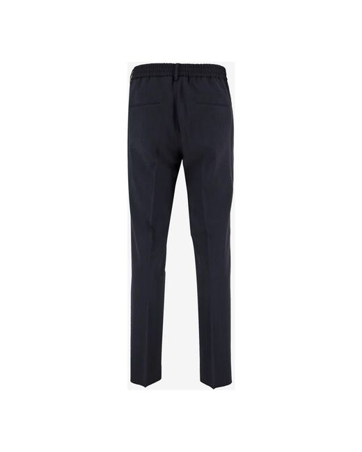 Tagliatore Blue Slim-Fit Trousers for men