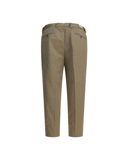 BRIGLIA Green Chinos for men