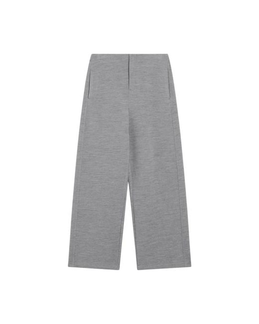 Max Mara Gray Wide Trousers