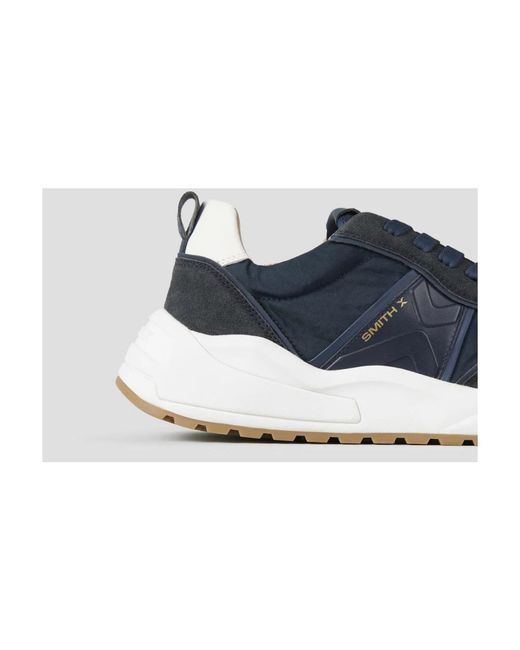 Alexander Smith Blue Sneakers for men