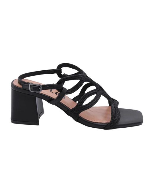 Bibi Lou Black High Heel Sandals
