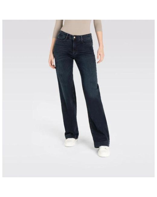M·a·c Blue Straight Fit Jeans