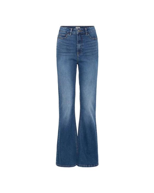 Ichi Blue Flared Jeans