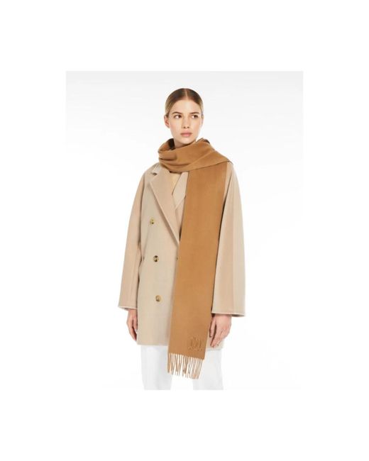 Max Mara Brown Winter Scarves