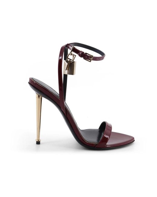 Tom Ford Black High Heel Sandals
