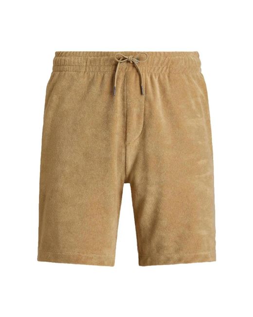 Ralph Lauren Polo-shorts aus baumwollmischung in Natural für Herren