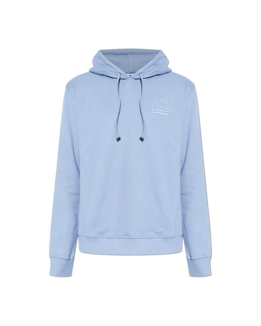 Etro Hooded Sweatshirt in het Blue voor heren