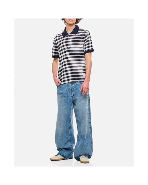 Thom Browne Blue Polo Shirts for men