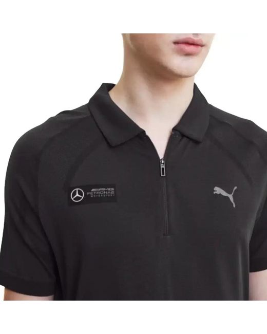 Polo Shirts PUMA de hombre de color Black
