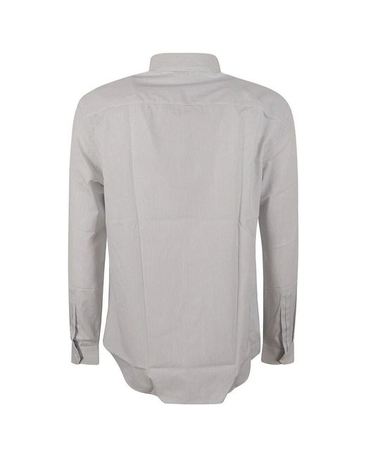 Saint Laurent Besticktes hemd in Gray für Herren