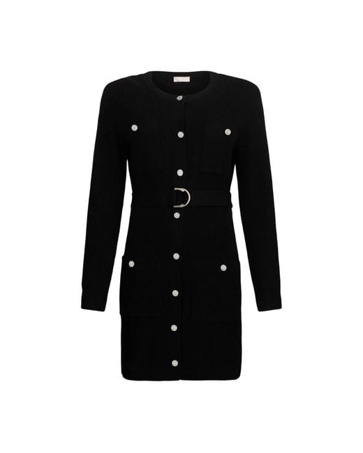 Liu Jo Black Fitted Mini Dress