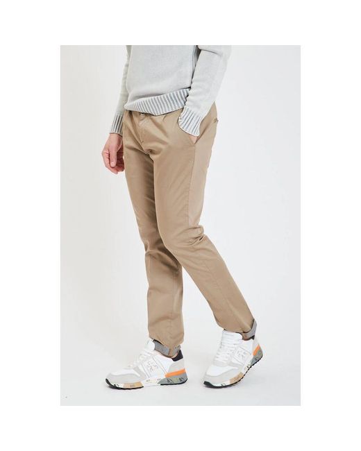 Chinos di Dondup in Natural da Uomo
