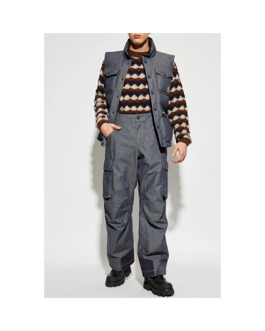 Moncler Gray Vests for men