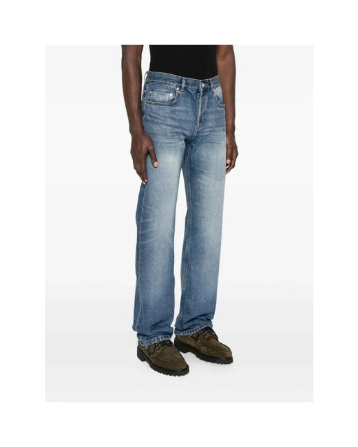 A.P.C. Blue Straight Fit Jeans for men