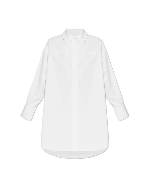 Jil Sander White Shirt Dresses