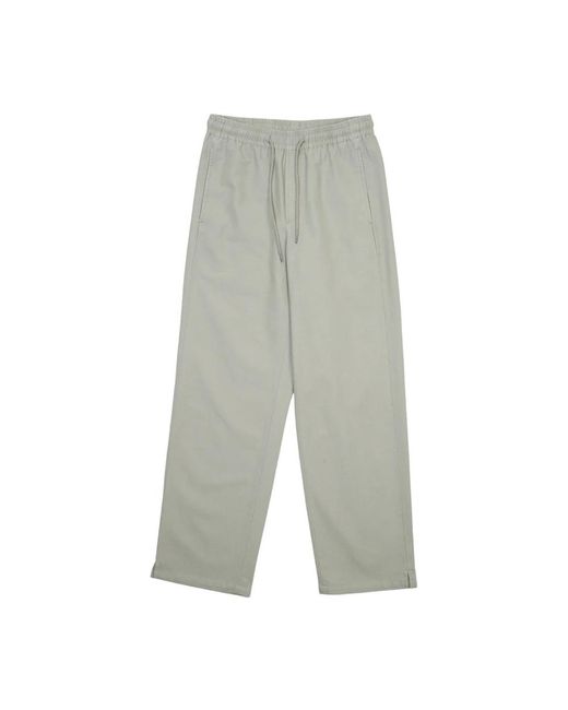 A.P.C. Gray Straight Trousers for men