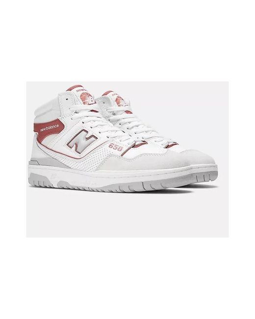 New Balance White Sneakers for men
