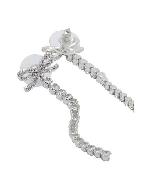 Self-Portrait White Earrings