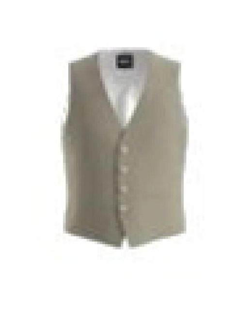 HUGO Gray Suit Vests for men