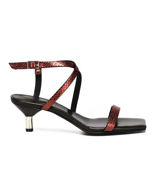 Giuliano Galiano Brown High Heel Sandals