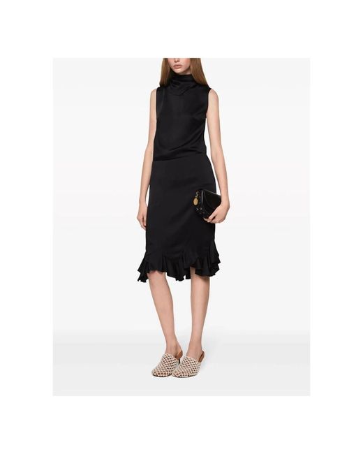 Stella McCartney Black Midi Skirts