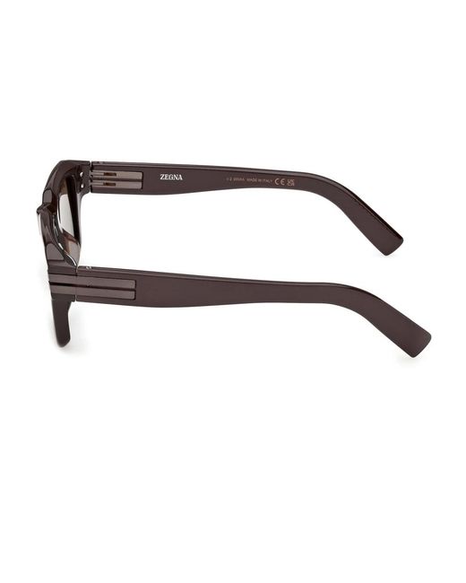 Zegna Brown Sunglasses for men