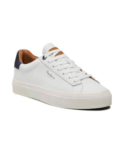 Pepe Jeans White Sneakers for men