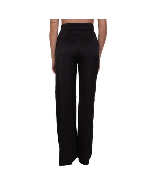 Marella Black Wide Trousers