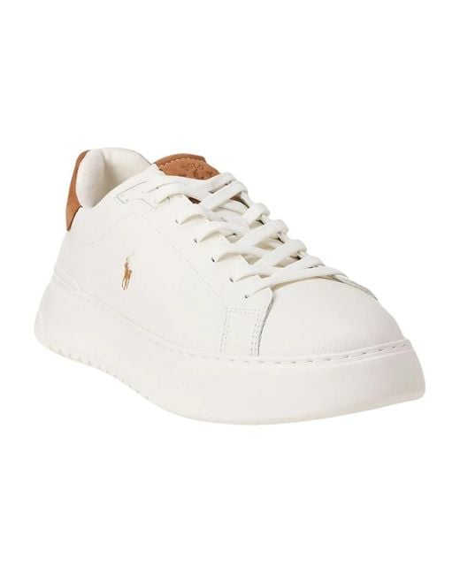Ralph Lauren White Sneakers for men