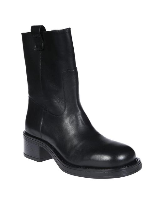 Alohas Black Heeled Boots