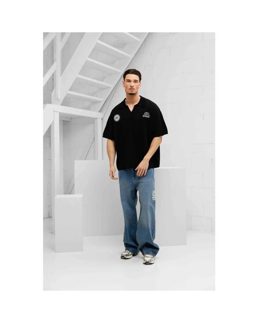 Equalite Beau Knit Polo in het Black voor heren