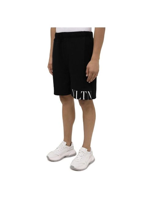 Valentino Black Casual Shorts for men