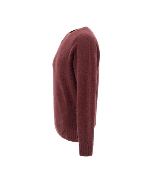 FILIPPO DE LAURENTIIS Purple Round-Neck Knitwear for men