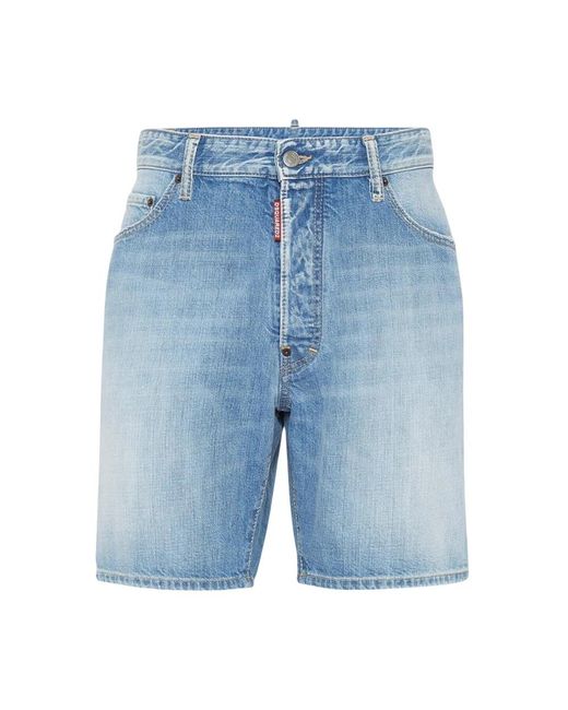 Denim Shorts DSquared² de hombre de color Blue