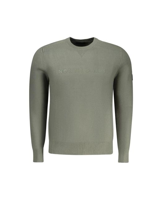North Sails Green Round-Neck Knitwear for men