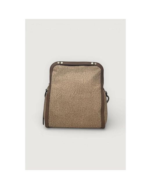 Borbonese Brown Borsa Hobo Medium