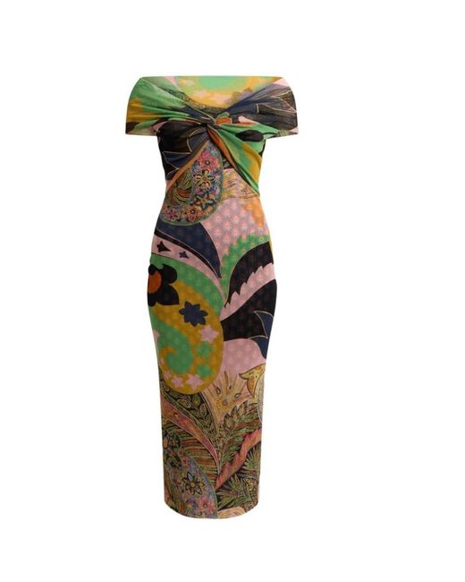 Etro Green Midi Dresses