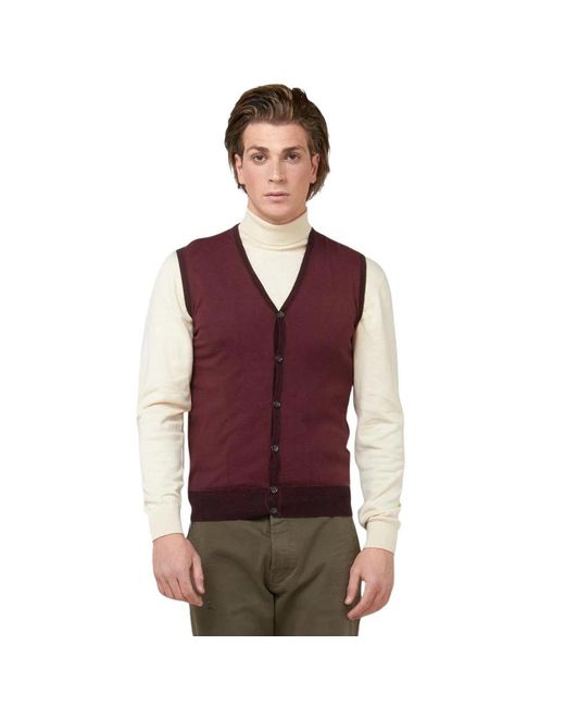 Gas Purple Vests for men