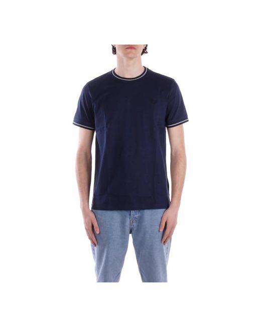 T-Shirts di Fred Perry in Blue da Uomo