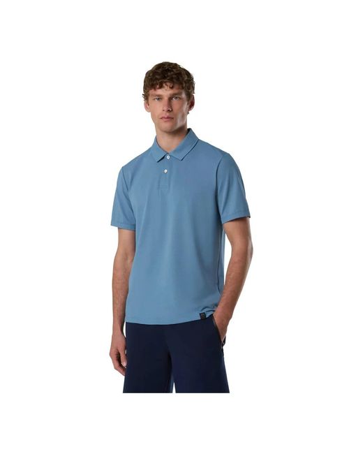 North Sails Blue Polo Shirts for men