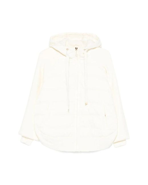 Twinset White Winter Jackets