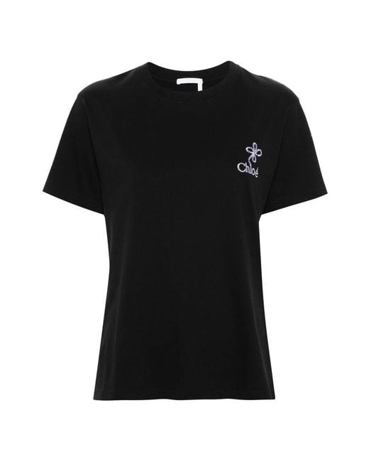 Chloé Black T-Shirts
