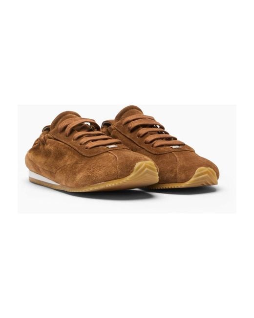 Casadei Brown Rythm Suede Sneaker