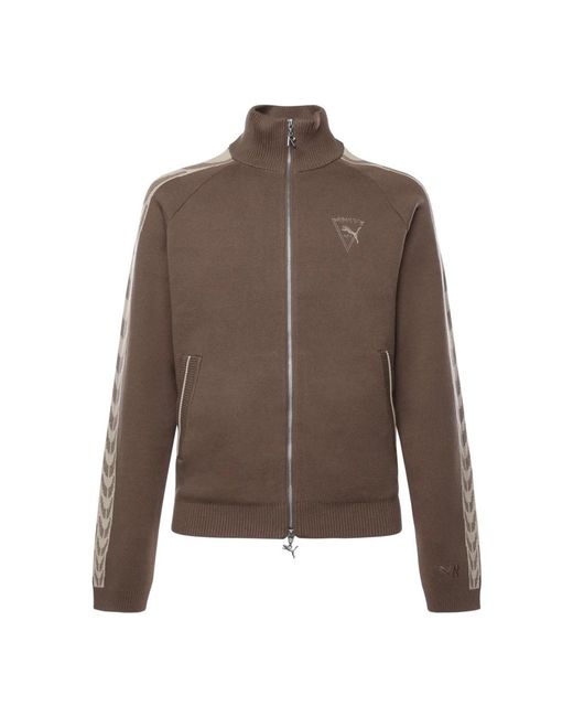 PUMA Brown Cardigans for men