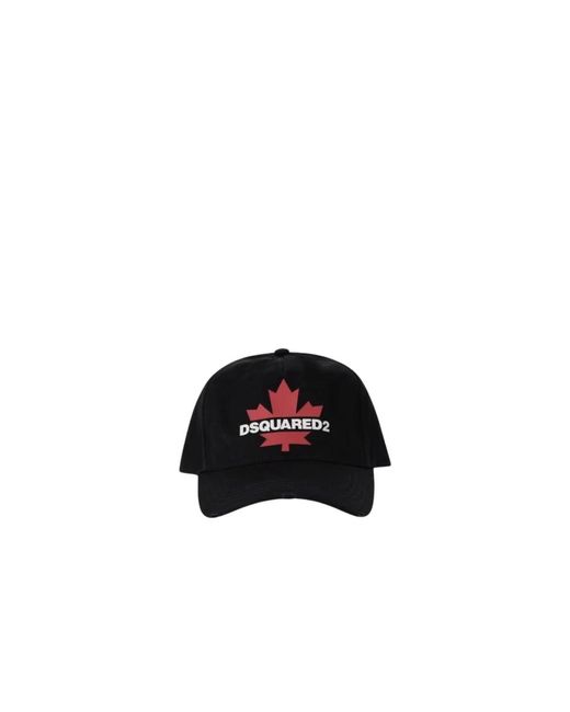 DSquared² Black Hats & Caps for men