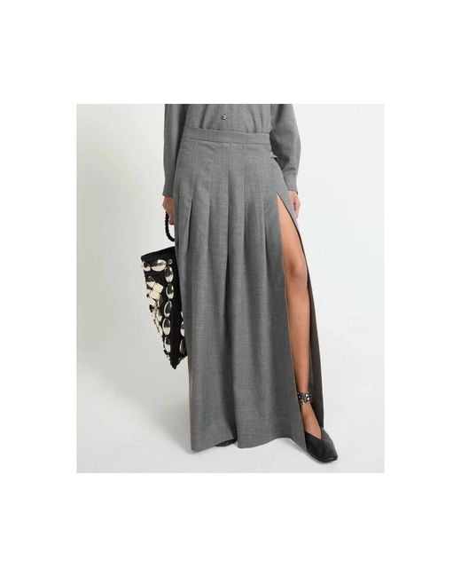 Laurence Bras Andra Maxi Rok in het Gray