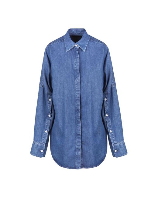 Dondup Denim Overhemd in het Blue